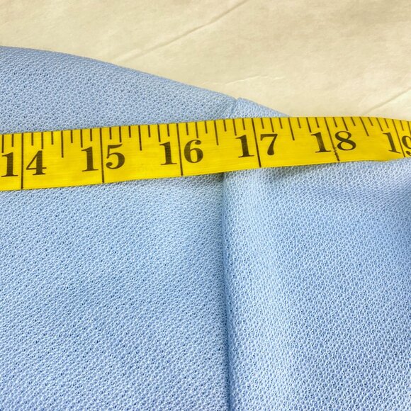 Vintage Alive By Vanderbilt Powder Blue Polyester Turtleneck Sweater M - Picture 7 of 10